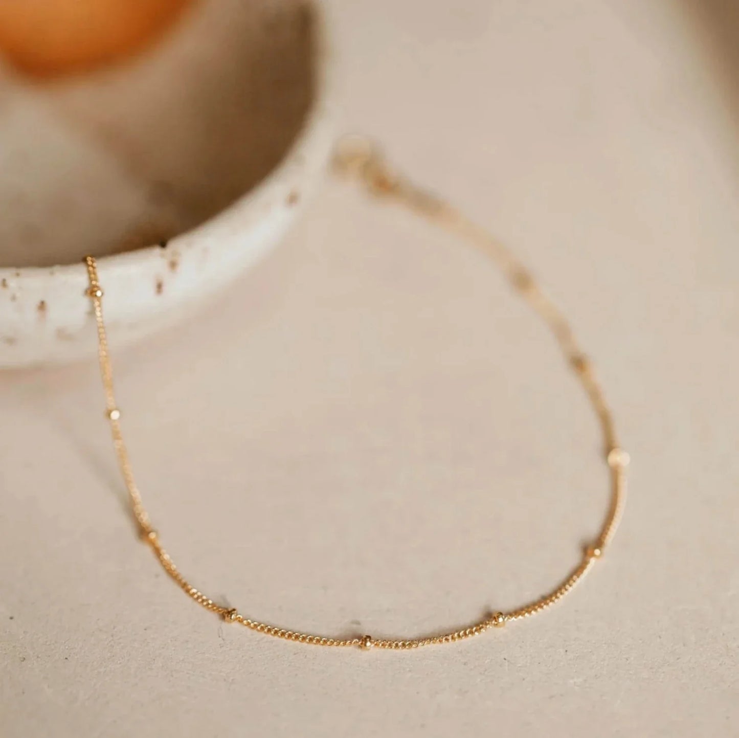 Cadena de tobillo de acero inoxidable