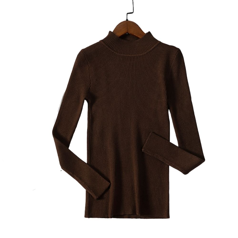 Jersey de cuello alto de punto