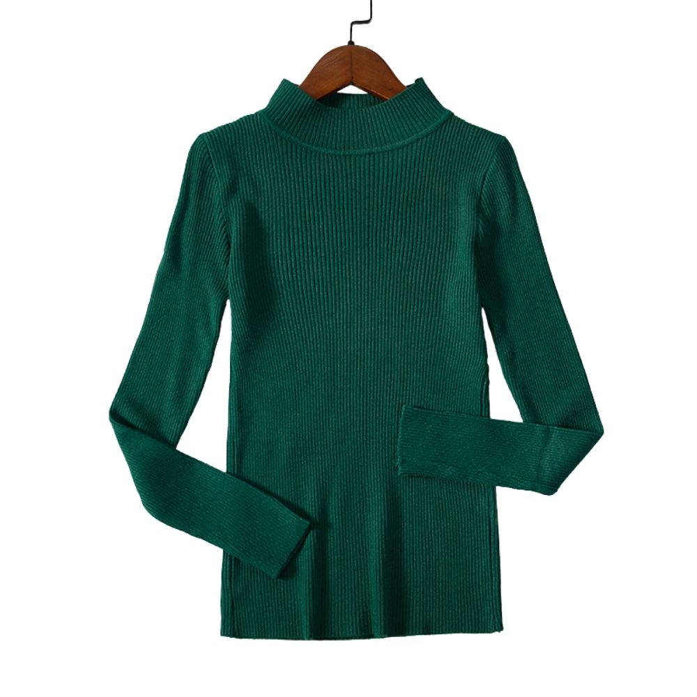 Jersey de cuello alto de punto