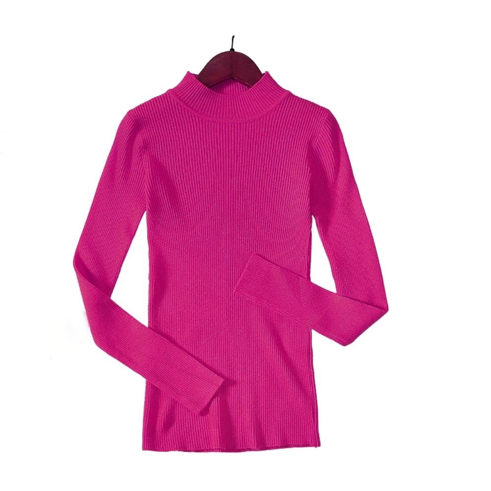 Jersey de cuello alto de punto