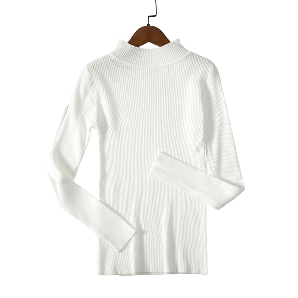 Jersey de cuello alto de punto