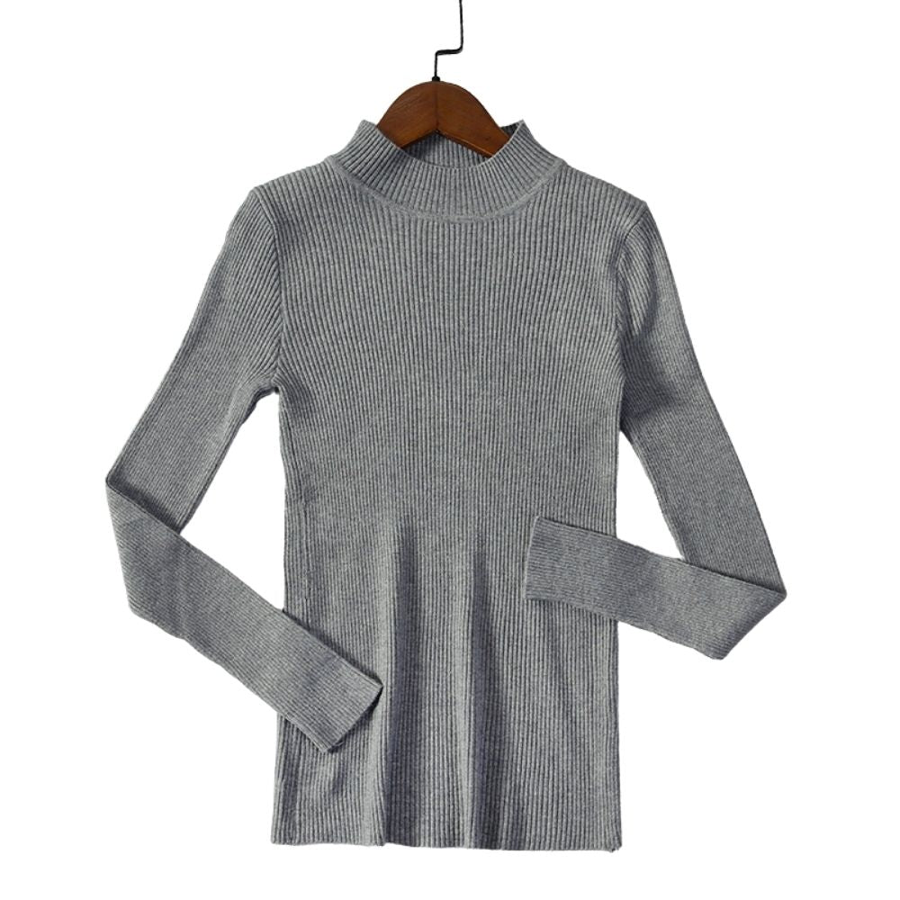 Jersey de cuello alto de punto