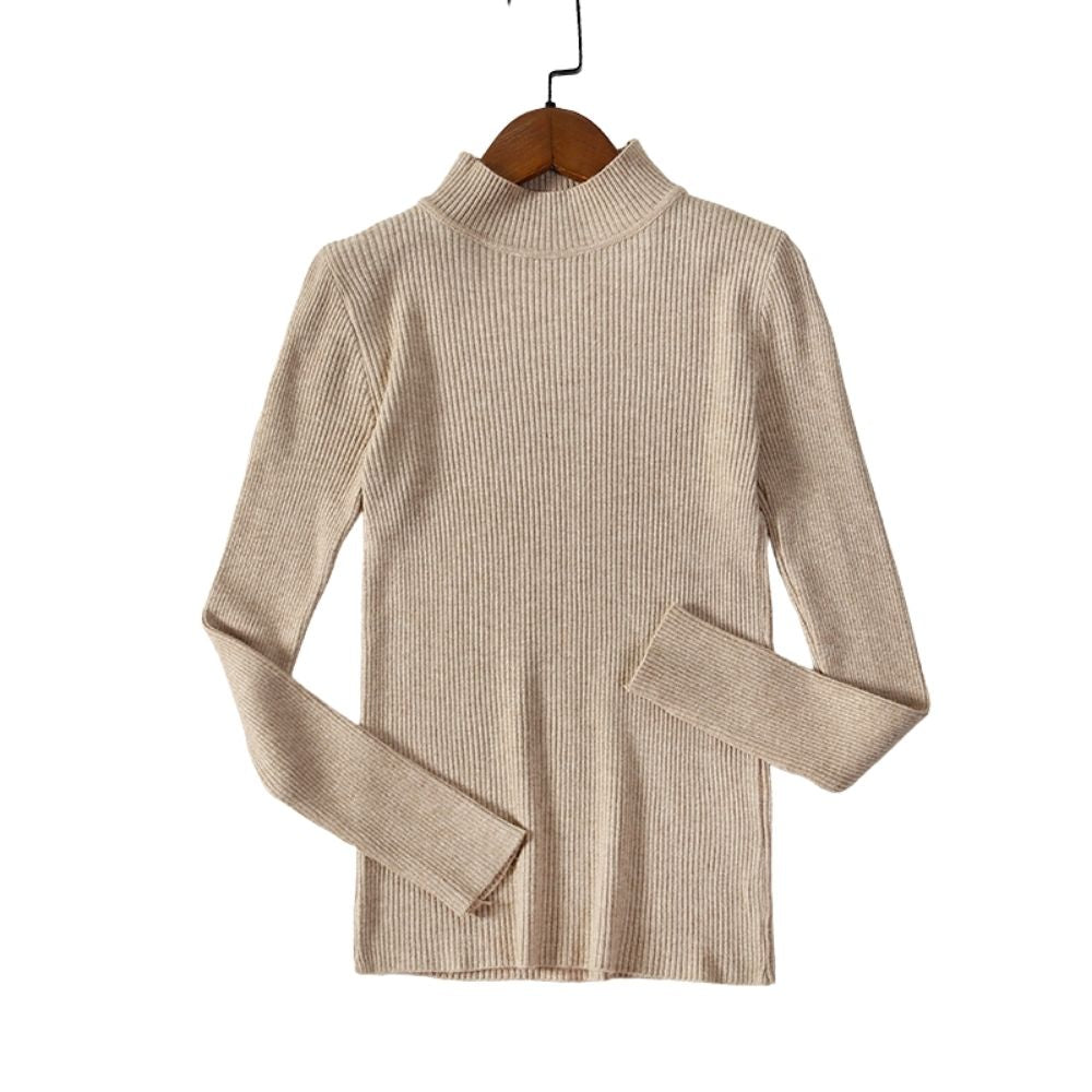 Jersey de cuello alto de punto