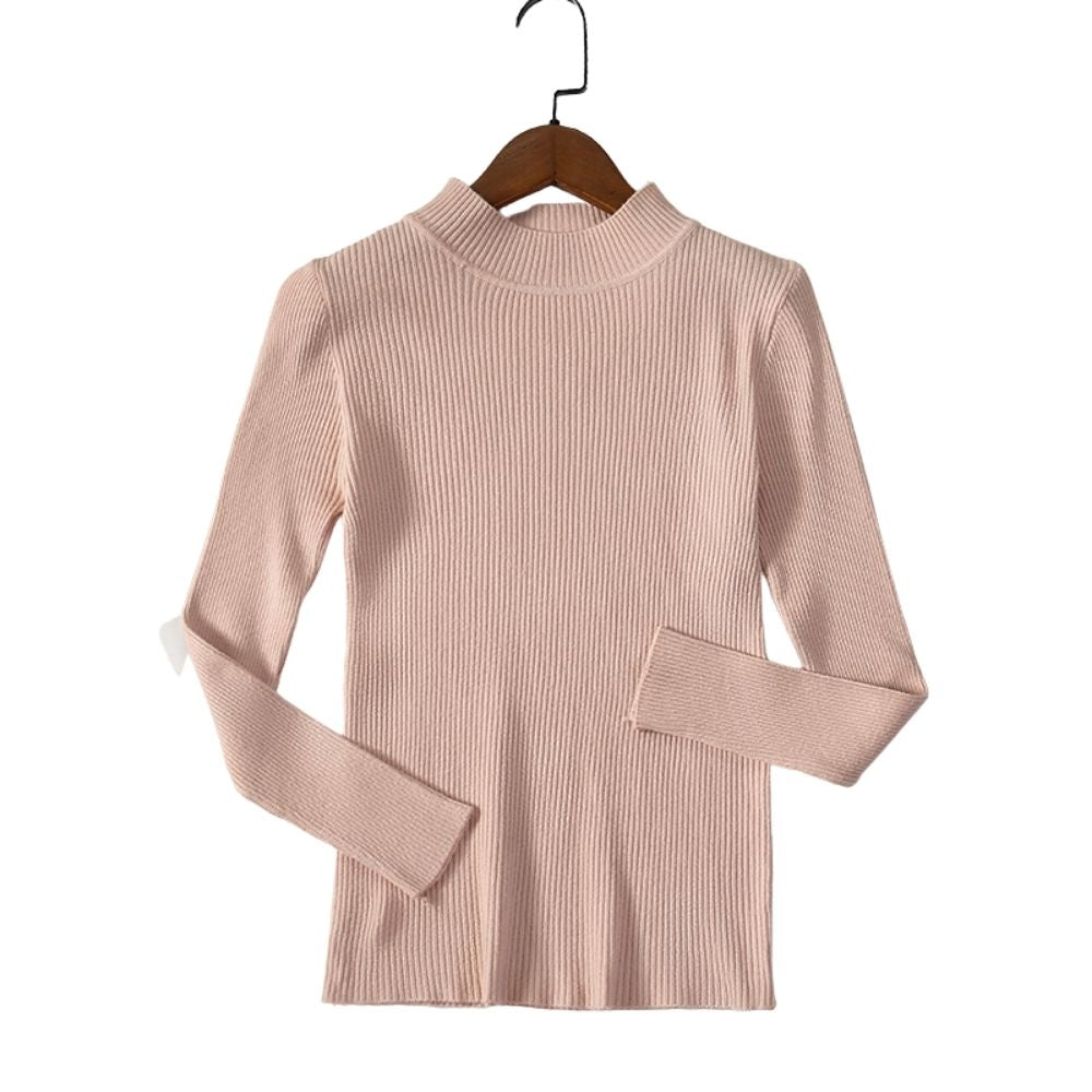 Jersey de cuello alto de punto