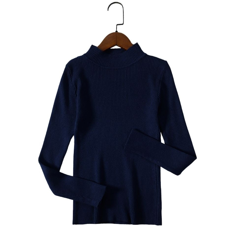 Jersey de cuello alto de punto