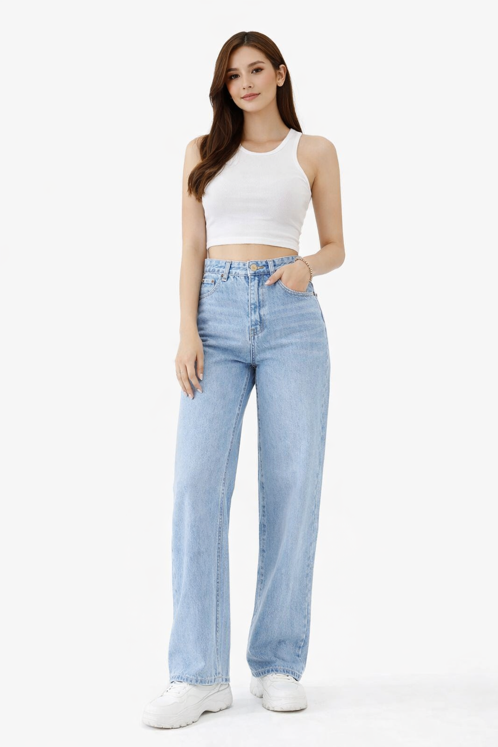 Vaqueros de pierna ancha