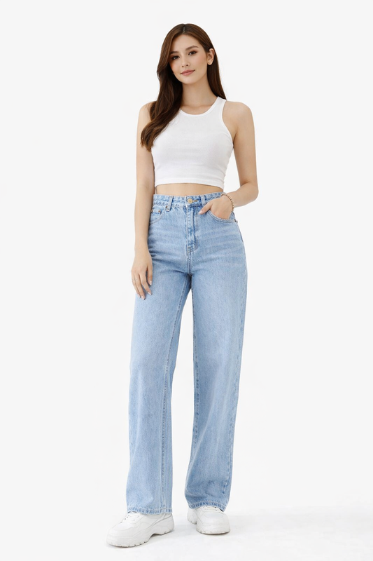 Vaqueros de pierna ancha