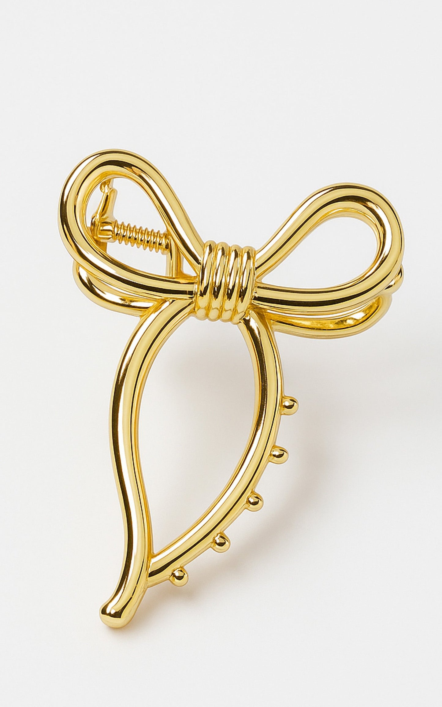 Pinza para el pelo en dorado