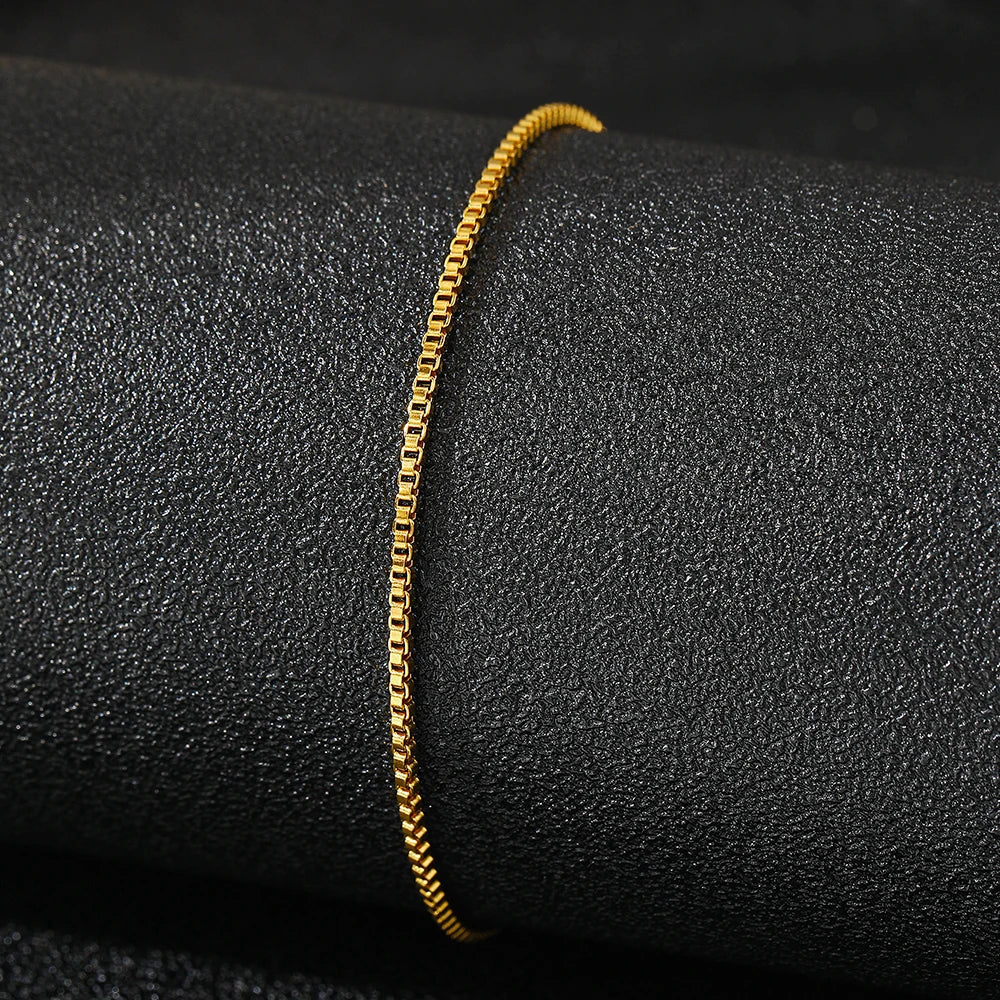 Tobillera de acero inoxidable