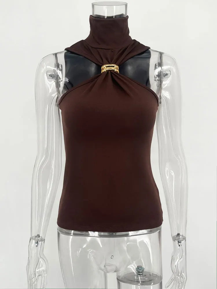 Camiseta sin mangas.